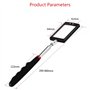 2pcs Miroir d'inspection télescopique Miroir d'inspection télescopique avec éclairage LED à Piles Télescopique jusqu'à 88 cm