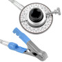 QWORK® 1/2" Jauge de Serrage Angulaire avec Bras Magnétique et Bras à Griffes Clé Dynamométrique à Bras Clip