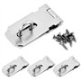 QWORK® 4 Pièces Loquets et Verrous de Portes