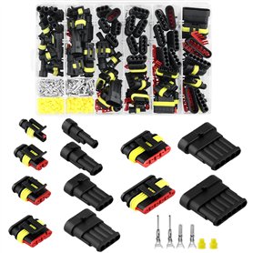 QWORK® 708 pièces voiture étanche connecteur électrique