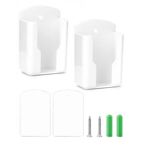 QWORK 2PCS Support Telecommande Mural avec Adhésive et Vis
