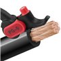 QWORK® Pinces à dénuder, pince à dénuder à roue à cliquet PG-5, pour câbles de plus de 25 mm de diamètre