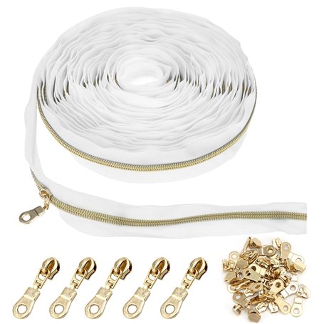 QWORK® Fermeture Éclair au Mètre 9m