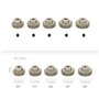 Fasizi Lot de 5 pignons 48DP 26T 27T 28T 29T 30T pour moteur sans balais de voiture 1/10 RC