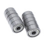 Fasizi Lot de 10 roulements à billes à double blindage métallique 624ZZ 4 x 13 x 5 mm