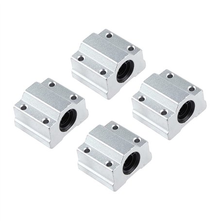 Fasizi 4pcs SCS6UU 6mm Mouvement Linéaire Roulement À Billes Glissière Douille CNC Routeur