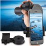 Zerone Adaptateur Universel pour téléphone, binoculaire/monoculaire/télescope/Microscope/Lunette d'observation, Support de Fixat