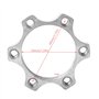 Yanmeer Lot de 10 Adaptateur de Frein à Disque en Alliage d'Aluminium Adaptateur de Freins Disque Center-Lock Adaptateur pour Ro