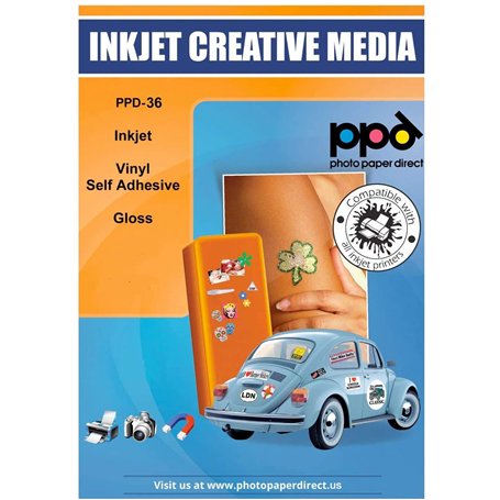 PPD A4 x 20 Films Autocollants Personnalisables