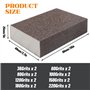 Cale a poncer kit Polissage Grain 36/60/80/100/120/150/180/220 Lavable Réutilisable pour Poncer Pol