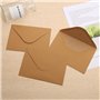 Lot de 30 enveloppes en papier kraft - Avec collage humide - Pour cartes de vœux, invitations, cartes d'anniversaire