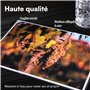 H&S Feuilles Plastifieuse A4 - Lot 100x Feuille Plastique Transparente - Laminage Brillant Qualité Artistique 150 Microns (2x75 