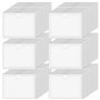 WIYETY Lot de 102 porte-étiquettes autocollants - 6 cm x 10 cm - Pour cartes de visite
