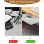 Tiroir Sous Bureau, Organiseurs de Tiroir, Auto Adhésif Rangement Sous Bureau, Cachée Tiroir Sous Meuble, Boîte de Rangement Sou
