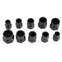 Xrten Lot de 11 extracteurs d'écrous endommagés - Extracteur de vis - Outils de socle