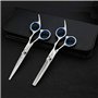 Xrten 6Pcs Kit Coiffure Complet, Ciseaux Coiffure Desepaissir, Kit de Ciseaux de Coiffure Professionnel avec Emballage pour Coif