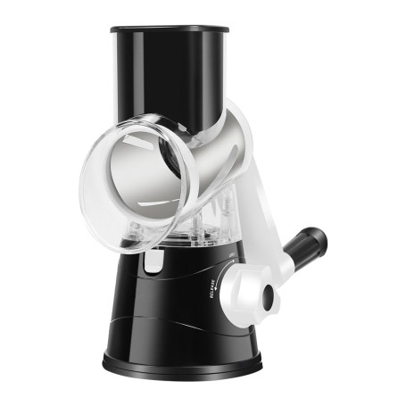 Râpe à fromage rotative manuelle avec 3 lames interchangeables