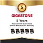 [5 Ans Récupération de données Gratuite] GIGASTONE 512Go Carte SD, 4K Camera Extreme, Vitesse jusqu'à 160/130 Mo/s, A2 V30 U3 SD