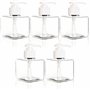 Youngever Lot de 5 Bouteilles de Pompe de Lotion en Plastique Rechargeables Vides 250ML