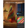 RGBIC 480 LEDs Lumières de Noël Intelligentes 2M*24 Arbre de Noël Lumineux