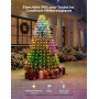 Govee Guirlande Lumineuse Sapin de Noël, RGBIC 480 LEDs Lumières de Noël Intelligentes 2M*24 Arbre de Noël Lumineux, Étanchéité 