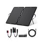 ECO-WORTHY Panneau Solaire Portable 100W monocristallin，pliable
