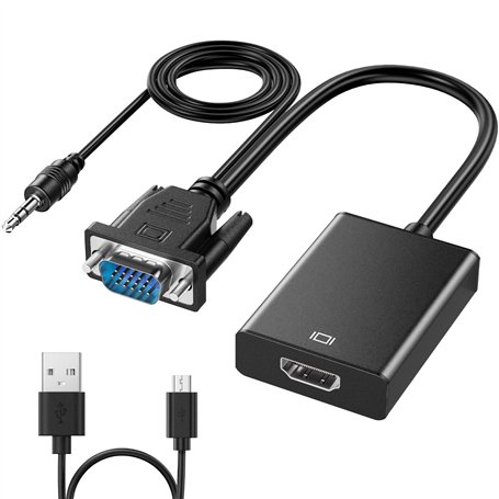 NEUTYPECHIC Adaptateur VGA vers HDMI