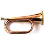 Bugle en laiton pur fait à la main Marron