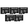 Patriot Memory Carte Mémoire Flash MicroSD LX Serie 32Go - PSF32GMDC105 - Paquet de 5