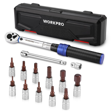 WORKPRO Clé Dynamométrique 1/4’’