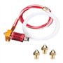 Kit de buse pour imprimante 3D MK8 Hotend Kit Compatible avec Alfawise U20 U30 Creality Ender 3 Kit d'extrémité Chaude d'extrude