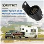 Xastro Adaptateur de remorque de 7 Broches vers 13 Broches 7/13 Connecteur de convertisseur de Prise électrique adapté pour remo