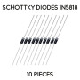Diodes Schottky 1N5818-10 pièces