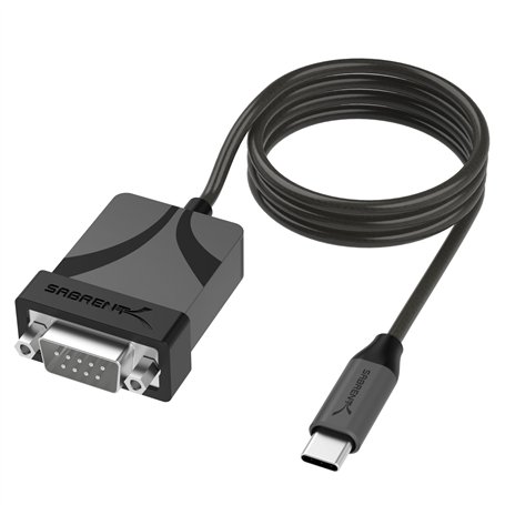 SABRENT Câble adaptateur USB-C vers DB9 série RS-232 91 cm