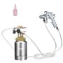 VEVOR Pistolet à Peinture avec Réservoir Portable 2 L Pot de Pression de Peinture Entrée d’Air 6