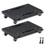 VEVOR Chariot de Déménagement 2PCS Déplace Meubles Capacité de Charge 227 kg Chacun avec 4 Roues Robustes Plateau Roulant de Man