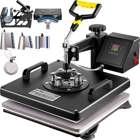 VEVOR 8 en 1 Presse à Chaud 38 x 38 cm