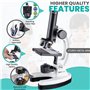 AmScope M40-K-MDM35 IQCREW de 120X 1200X Kids Kit de Microscope STEM de qualité supérieure avec caméra Couleur, Logiciel interac