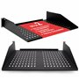 Pyle Pack de 2 étagères pour Rack de Serveur 48.26 cm 2U - Plateau de Montage en Rack pour Serveur