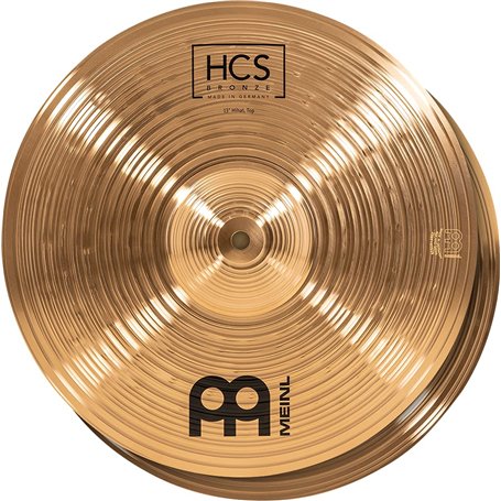 Meinl Cymbals HCS Bronze Cymbales Hihat 13 pouces (33