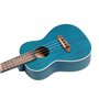 Ortega Guitars Ukulélé Concert Gaucher Acoustique – Série Earth – Okoumé, Bleu Foncé (RUOCEAN-L)