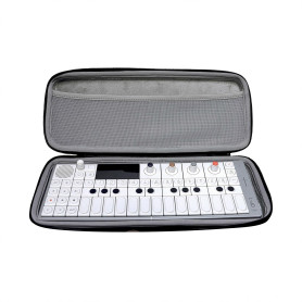 Analog Cases Glide Case pour Teenage Engineering OP-1 ou synthétiseurs comparables (étui de Transport/Pochette en Simili Cuir im