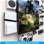HIDEit Mounts Support mural pour PS5, support mural américain breveté pour PlayStation 5, American Company, support en acier pou