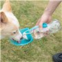 LumoLeaf Gourde pour Chien – Distributeur d’Eau Portable avec Gamelle Feuille Pliable – Bouteille de Voyage Légère pour Petits e
