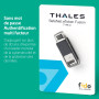 Thales – Clé de Sécurité SafeNet eToken Fusion – Résistante Aux Attaques de Hameçonnage, pour Les Certificats Numériques et l’Au
