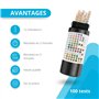 100 Accudoctor Bandelettes de Santé Test 12 indicateurs | Test de Bandelettes de Santé 12 paramètres avec carte couleur - Résult
