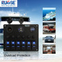 Rupse 6 Gang Panneau de Interrupteur à Bascule 12V/24V Étanche IP65 Panneau de Commutateur pour Bateau Camion Voiture RV Marine