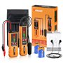 VXSCAN Underground Cable Non-Destructive Locator, Wire Locator Tracer F04 with Earphone for Locating Breakage Cables Irrigation 