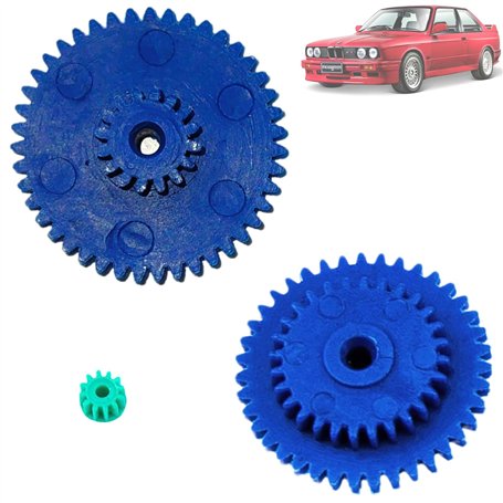Twowinds - Pignon Compteur Kilométrique Compatible avec BMW E30 318i (1982-1993) - Tableau de Bord VDO - Engrenage - Roulette -