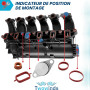 Twowinds - Bouchon Collecteur Admission (22mm) Compatilbe avec BMW E38 E87 E46 E91 E93 E39 E60 E64 E65 E66 E67 E70 E72 - Supprim